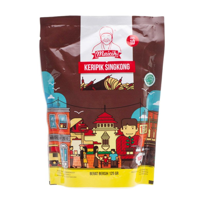 MAICHI Cassava Chips Scharf Level 10 125gr