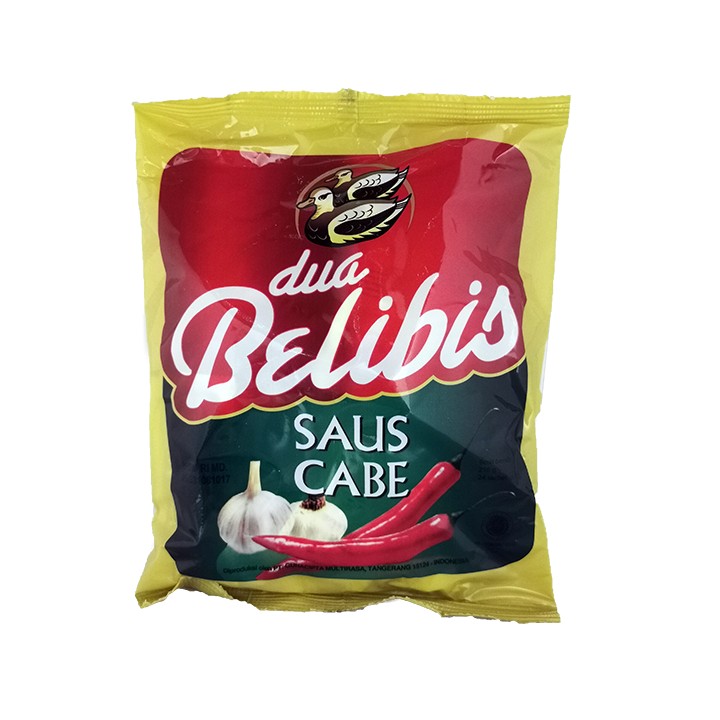 DUA BELIBIS, Chilli Sauce 24 x 9g
