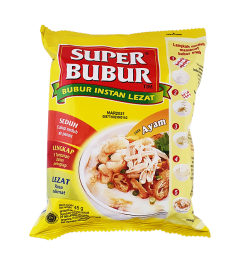 SUPER BUBUR, Bubur Instant Rasa Ayam, 45 g