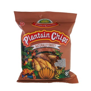 ECUADOR TROPICAL GOURMET, Plantain Chips naturally sweet 85g