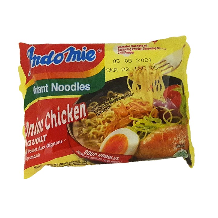INDOMIE, Nudeln mit  Hähnchen zwiebeln, 75g