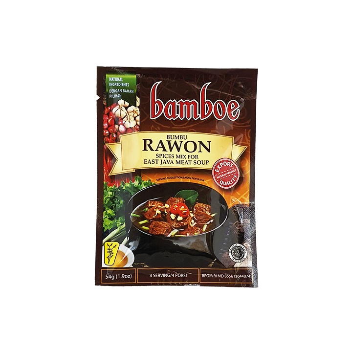 BAMBOE, Eastern Javanese Beef Soup (Rawon), 54 g