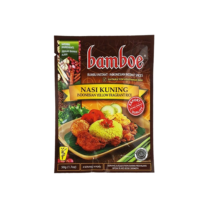 BAMBOE, Gewuerze fuer gelbem Reis 50g