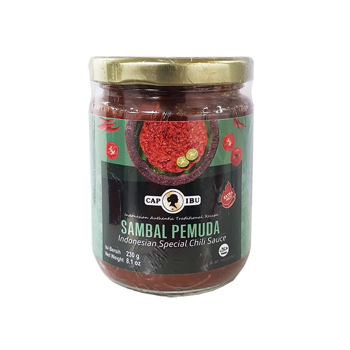 CAP IBU, Chilipaste Pemuda Extra Hot, 230g