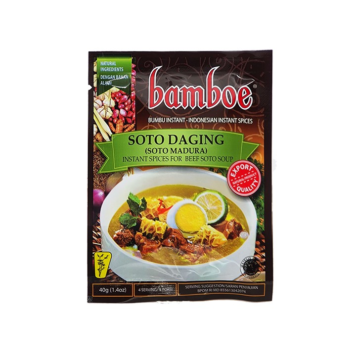 BAMBOE, Soto Daging (Madura), 40g