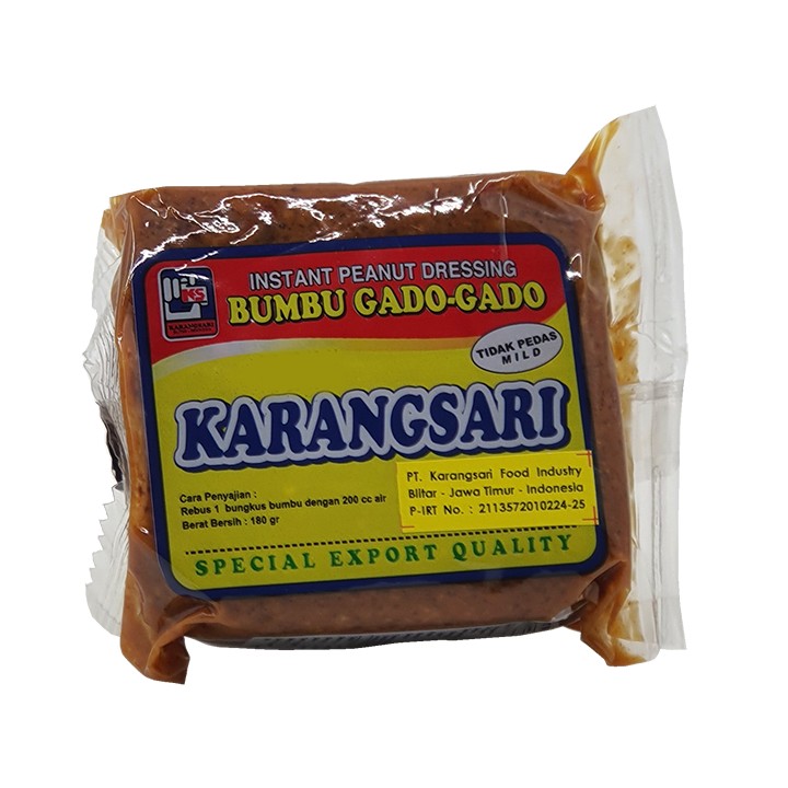 KARANGSARI, Instant Peanut Dressing (mild), 180g