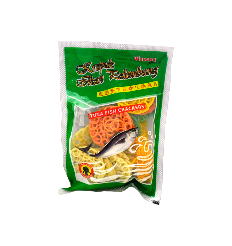 CAP WAYANG, Verschidene Farbe Fisch Chips aus Palembang, 250g