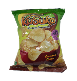 KUSUKA, Cassava Chips mit Bali Spicy Geschmack 180g