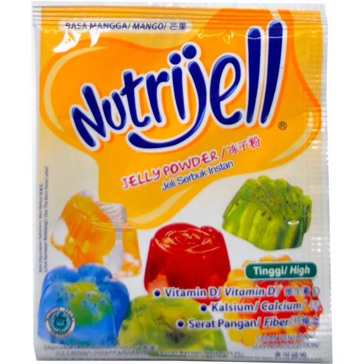 NUTRIJELL, Jelly Powder Mango Flavour, 15 g