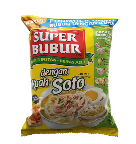 SUPER BUBUR, Instant Porridge Soto Geschmack, 46 g