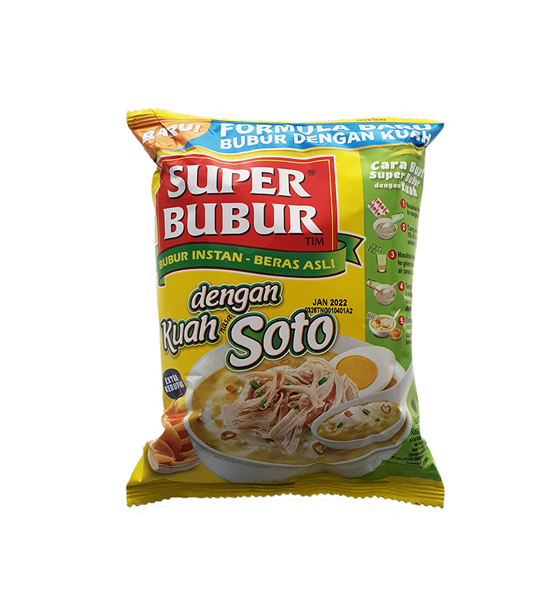 SUPER BUBUR, Instant Porridge Soto Geschmack, 46 g