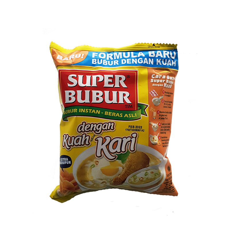 SUPER BUBUR, Instant Porridge Curry Geschmack, 46 g