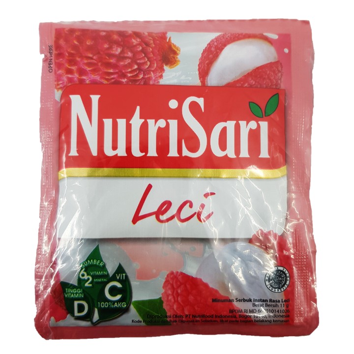 NUTRISARI,  Litschi 10x11 gr