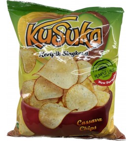 KUSUKA, Keripik Singkong Rasa Rumput Laut, 180 g