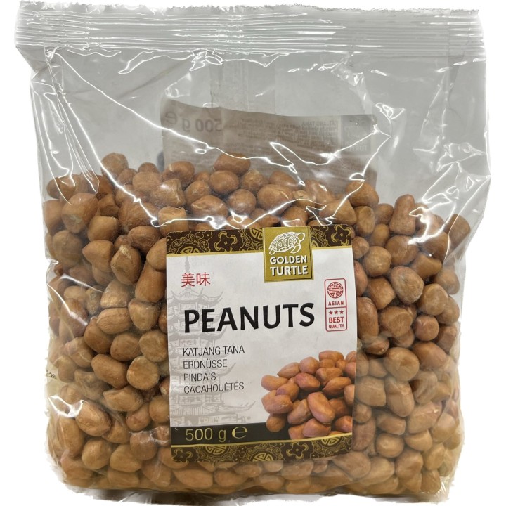 GOLDEN TURTLE, Peanut with Skin, 500 g