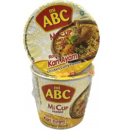ABC, Instant-Nudeln Curry Geschmack, 60 g
