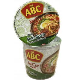 ABC, Instant-Nudeln Hähnchensuppe Geschmack (Soto), 60 g