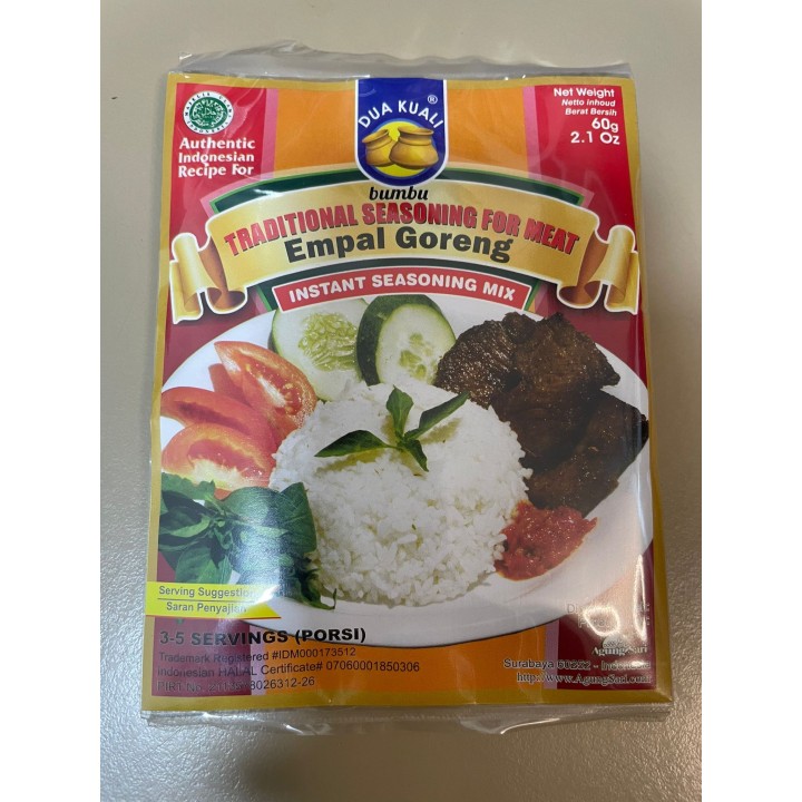 DUA KUALI, Bumbu Empal Goreng, 60 g