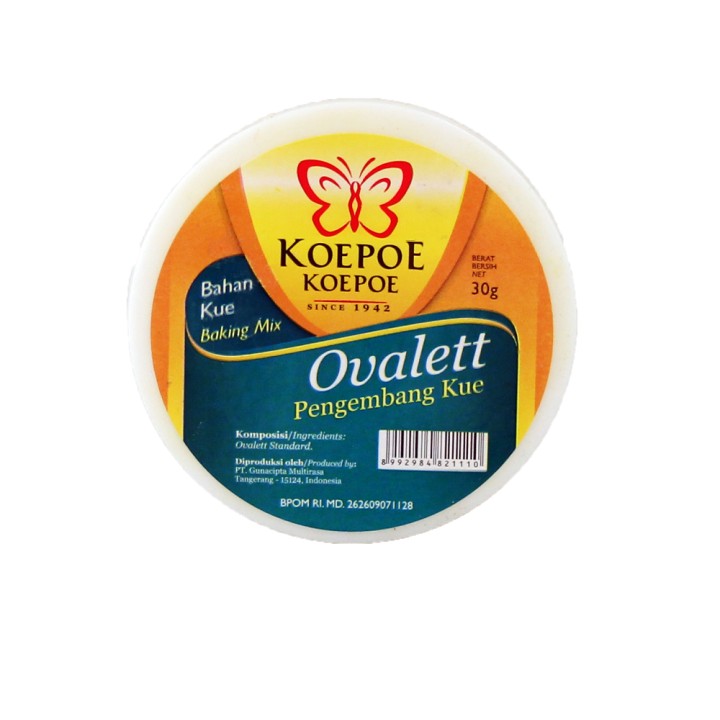 KOEPOE-KOEPOE, Back-Hilfsmittel Ovalett, 30g