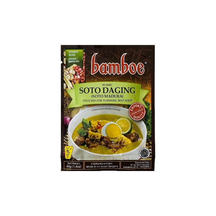 BAMBOE, Beef Soto Soup (Madura), 40 g