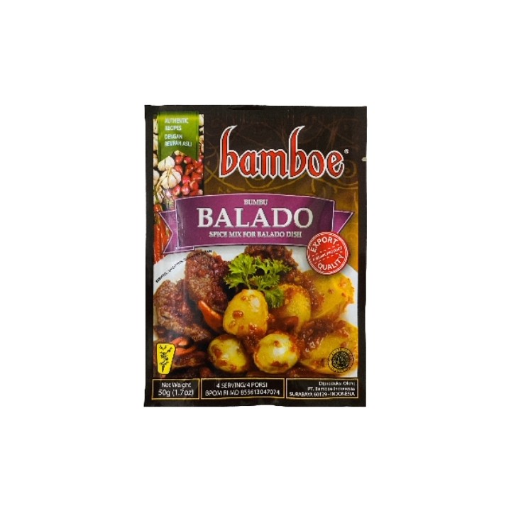 BAMBOE, Bumbu Balado, 50 g