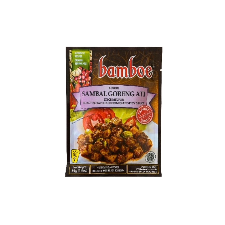 BAMBOE, Beef Liver with Chilli Paste, 54 g