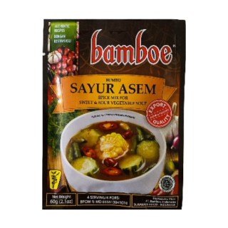 BAMBOE, Sweet & Sour Vegetable Soup (Sayur Asem) Paste, 60 g