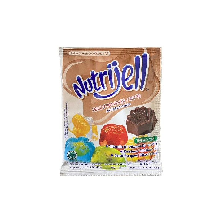 NUTRIJELL, Jellypulver mit Schokoladen-Geschmack, 15 g