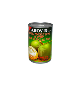 AROY-D, Daging kelapa muda dengan Sirup, 440g