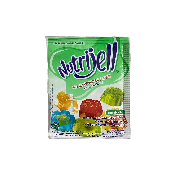 NUTRIJELL, Jelly Powder Melon Flavour, 15 g