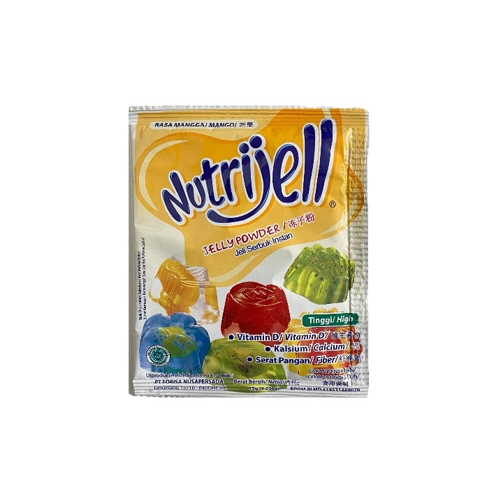 NUTRIJELL, Jelly Powder Mango Flavour, 15 g