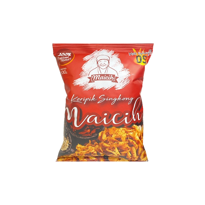 MAICIH, Cassava Chips Scharf Level 5, 100 g