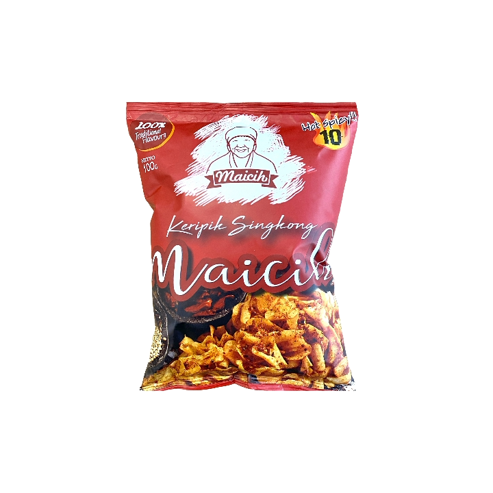 MAICIH, Cassava Chips Scharf Level 10, 100 g