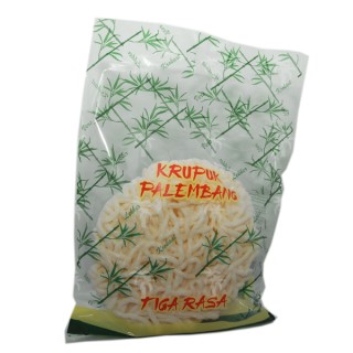 TIGA RASA, Frittierte Fischkrupuk Palembang 9 cm, 60 g