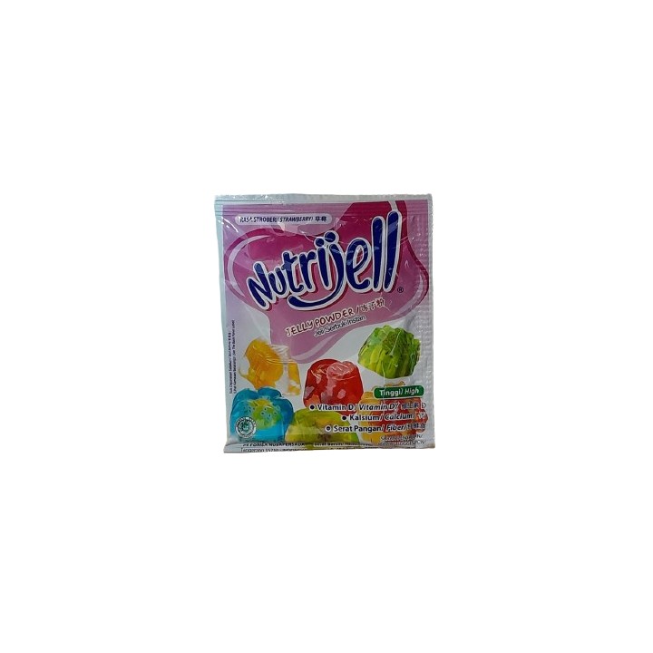 NUTRIJELL, Jelly Powder Strawberry Flavour, 15 g