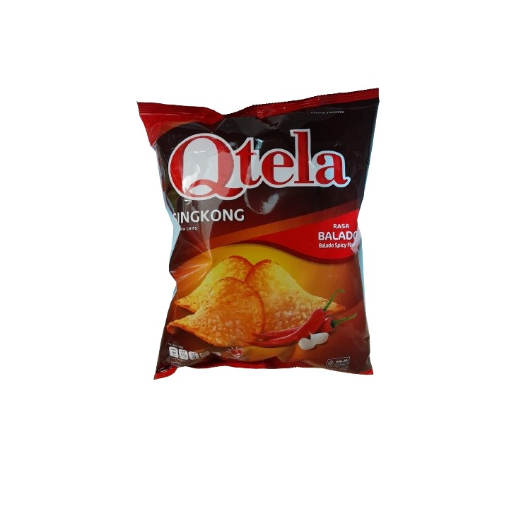 QTELA, Cassava Chips Balado, 180 g