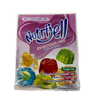 NUTRIJELL, Jelly Powder With Grape Taste, 15 g