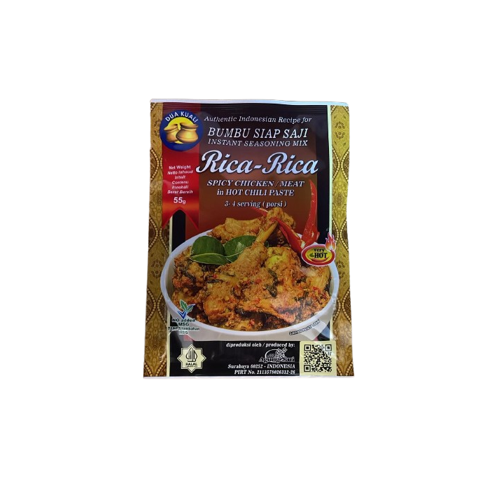 DUA KUALI, Rica Rica Seasoning Paste, 55gr