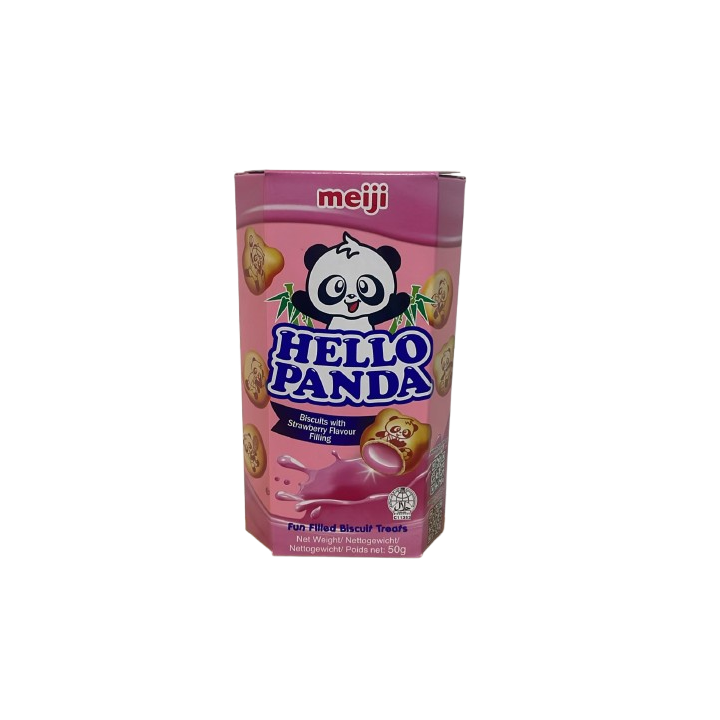 MEIJI, Hello Panda Erdbeeren, 50 g