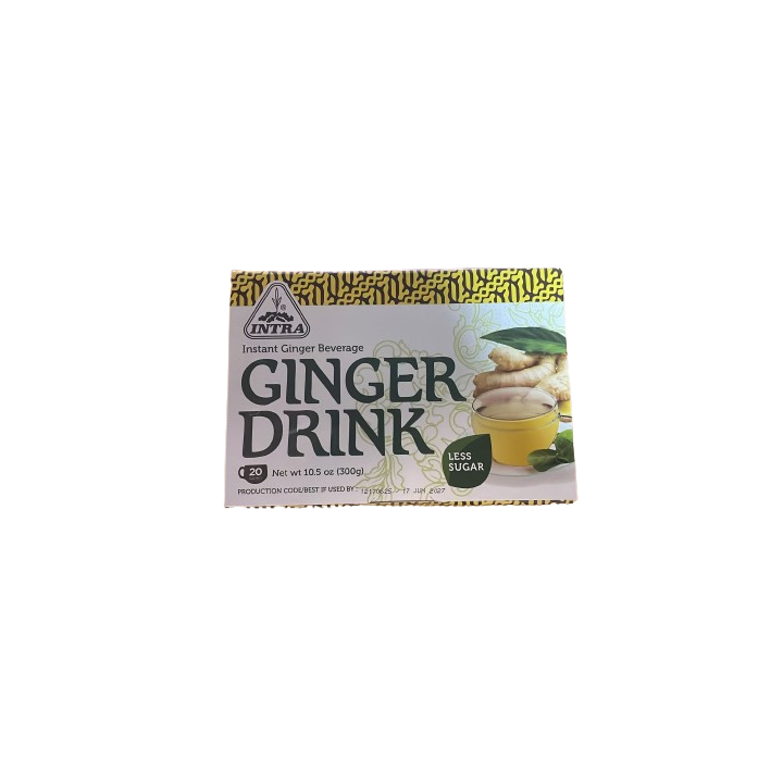 INTRA, Ginger Drink, Low Sugar, 20x22, 5 g