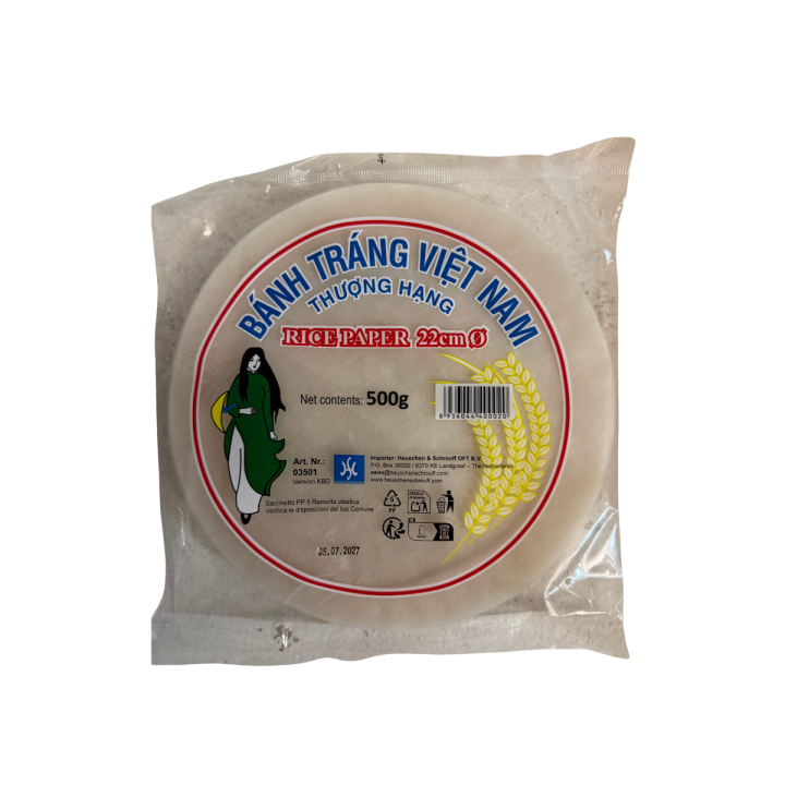 BANH TRANG VIET NAM, Reis Papier 22cm, 500 g