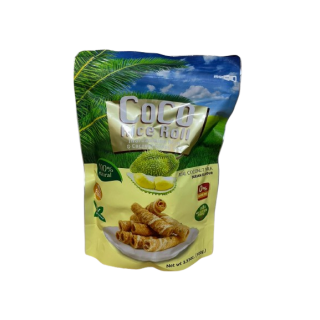 COCO, Knusprige Reisrolle aus Jasminreis und Kokosnuss (Durian-Geschmack), 100 g