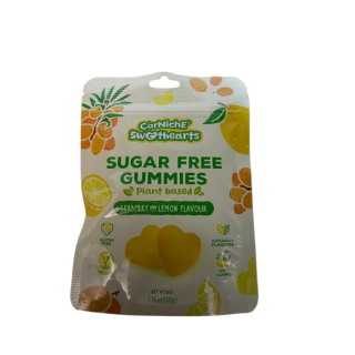 CORNICHE SWEETHEARTS, Sugar-Free Gummy Bears (pineapple), 50 g