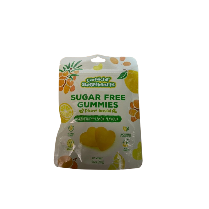 CORNICHE SWEETHEARTS, Zuckerfreie Gummibärchen (Ananas), 50 g