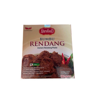 ABROFOOD, Instant-Rendang-Gewürzmischung-MILD, 180 g