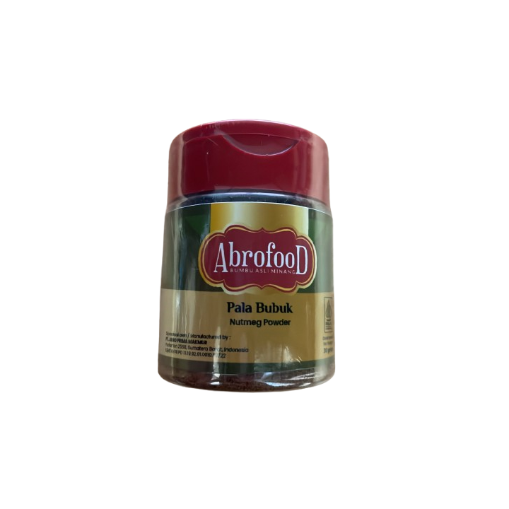 ABROFOOD, Ground Nutmeg, 30 g
