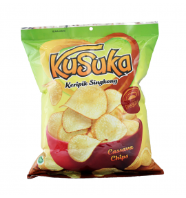 KUSUKA, Cassava Chips mit Barbeque Geschmack, 200 g